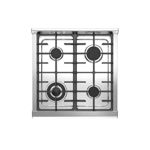 COCINA MORELLI FORZA 600 - VISOR 60CM ACINOX REJAS VITRIF ENC ELECT V TEMPLADO (18027-P)