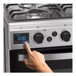 Cocina Ormay Evo 57cm Acero Mg Horno Easy To Clean C/enc Ele