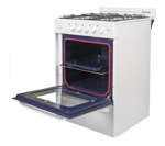Cocina A Gas Eskabe Línea Q 57 Cm Q7b Blanco Multigas