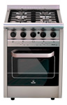 Cocina Morelli Forza De 55cm Inox 4 Hornallas