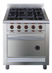 Cocina Industrial Morelli Mr Cheff 750 4 Hornallas