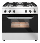 Cocina Industrial Saho 5 Hornallas Kuma 820 Puerta Con Visor