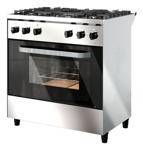 Cocina Industrial Saho 5 Hornallas Kuma 820 Puerta Con Visor