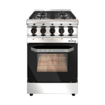 COCINA MORELLI CAPRI 550 - 55CM ACINOX PTA VIDRIO REJFUND (18045)