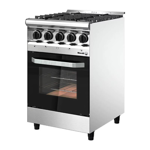 COCINA MORELLI CAPRI 550 - 55CM ACINOX PTA VIDRIO REJFUND (18045)