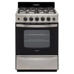 Cocina Whirlpool WFX57DIDNA 56 CM Multigas Acero Inoxidable