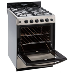 Cocina Whirlpool WFX57DIDNA 56 CM Multigas Acero Inoxidable