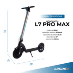 Monopatin Scooter Elec Logus  L7promax 10´´ 700w