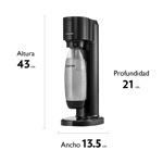 MÁQUINA GAIA BLACK PARA HACER SODA - SODASTREAM