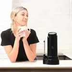 Purificador de agua Negro 14000L + 2 repuestos Elimina Cloro