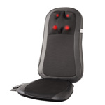 Asiento Masajeador Wolke Cervical + Espalda + Glúteos con Rodillos Calor Cosmic