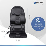 Sillón Masajeador Espalda De Asientos Cuello Rodillos Calor