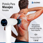 Pistola Para Masajes Portable Bateria Pro Electro Recargable