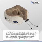 Masajeador Para Cuello Relajante Muscular Almohadilla Suave