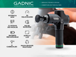 Pistola Masajeadora Gadnic 30 velocidades