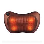 ALMOHADA MASAJEADOR CUELLO CERVICAL 12V 220V AUTO CASA