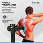 Suono Pistola Masajeadora Muscular Profesional 6 Velocidades