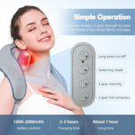 MASAJEADOR CERVICAL/CORPORAL CON CALENTADOR