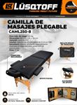 Camilla Masajes Plegable Apoya Brazos Reforzada Lusqtoff