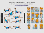 Kit Rolo Yoga Fitnes + Bandas Resistencia + Palo Masajeador