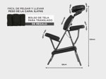 Sillon Para Masajes Gadnic Shiatsu Portable Azul