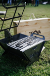 Fogonero portátil TROYA - Incluye valija + mesa + parrilla y estaca