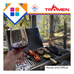 Parrilla Móvil Tromen Chulengo A Leña 101cm De Ancho 112.7cm