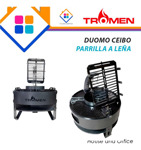 Fogonero Duomo Ceibo Tromen Parrilla A Leña Gris Oscuro