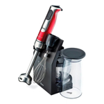 Licuadora de mano Stick mixer Oster con accesorios FPSTHB2801 Roja