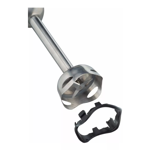 Licuadora de mano Stick mixer Oster con accesorios FPSTHB2801 Roja