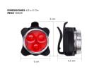 Luces Para Bicicleta Led Recargables Gadnic kit x 2 Impermeables