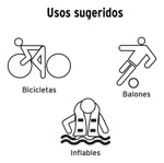 Mini Bomba Manual Para Bicicleta Truper 60 Psi, Bom-mi