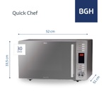 Microondas TriFunción BGH 30 Lts. B330DSS9