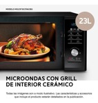 Microondas Samsung Mg23 Ceramica 23 Litros Grill 800w