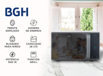 Microondas Digital BGH 28 litros ECO B228DS20 con Grill