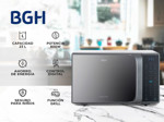 Microondas Digital BGH 23 litros ECO B223DS20 con Grill