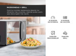 Microondas Digital BGH 23 litros ECO B223DS20 con Grill