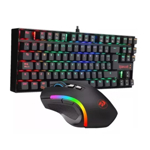 Kit Teclado Mouse Redragon K552RGB-BA-SP