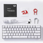 Redragon Dragonborn K630w Teclado Mecánico Red Switch Color Del Teclado Blanco Idioma Español