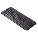 Teclado Inalámbrico Con Touchpad K400 Plus Logitech Color Del Teclado Negro Idioma Español