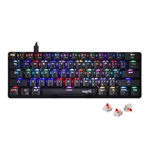 Teclado Mecánico Gamer Rgb 61 Teclas Con Software, switch outemu rojo Nskbgz61