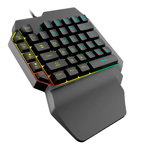 Teclado Gamer One Hand Tactical Rgb Usb Celular Pc Skyway