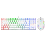 Kit Teclado Mouse Redragon Blanco K552RGB-BA-W-SP