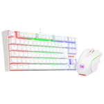 Kit Teclado Mouse Redragon Blanco K552RGB-BA-W-SP