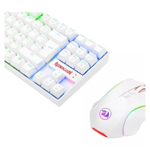 Kit Teclado Mouse Redragon Blanco K552RGB-BA-W-SP