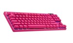 Teclado Gamer Inalambrico Logitech Pro X Tkl Rgb Lightspeed Rosa chicle