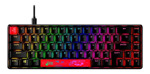 Teclado Mecánico Hyperx Alloy Origins 65 Rojo Hx Lineal