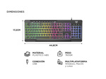 Teclado Gamer Para Juegos Onikuma Retroiluminado