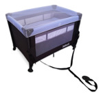 PRACTICUNA COLECHO CON MOSQUITERO ROSA/GRIS BEBESIT 2021-B