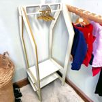 Perchero Infantil Montessori Melamina Con Perchas De Regalo